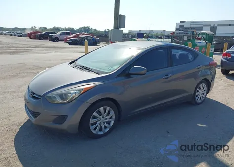 2012 Hyundai Elantra Gls from USA, damaged, VIN 5NPDH4AE4CH141446